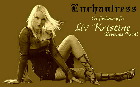 maingraphic for the Liv Kristine fanlisting