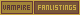 The Vampire Fanlistings Directory The Vampire Fanlistings Directory